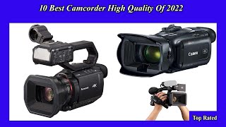 ✅ 10 Best Camcorder High Quality Of 2022 [upl. by Flemming]