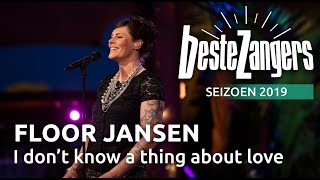 Floor Jansen  I dont know a thing about love  Beste Zangers 2019 [upl. by Haceber]