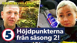 Best of Gränsbevakarna säsong 2  Tullens märkligaste fynd  Gränsbevakarna Sverige  Kanal 5 [upl. by Georgianne]