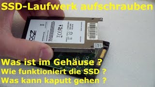 SSD in Einzelteile zerlegen  Überraschung  was ist eingebaut [upl. by Oinotnas]