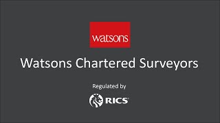 Watsons Chartered Surveyors [upl. by Joo749]