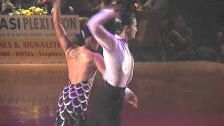 2011 IDSF European Latin Final Cha Cha by FRA [upl. by Nodnil341]