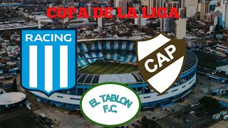 PLATENSE  RACING CLUB EN VIVO COPA DE LA LIGA [upl. by Leina]