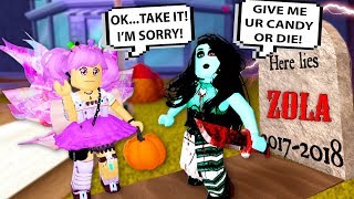 I went trick or treating and then THIS happenedRoblox Royale High Update  Roblox Roleplay [upl. by Plantagenet]