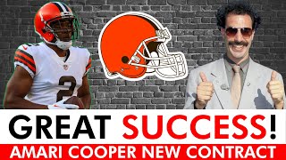 Cleveland Browns Just Pulled Off A MASSIVE Win With Amari Cooper Contract  Browns News [upl. by Quenby45]