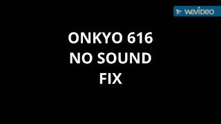 Onkyo no sound fix [upl. by Edison]