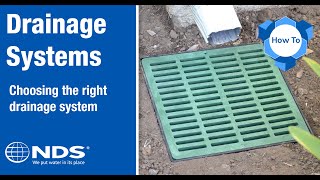 How to Choose the Right Landscape Drainage System for Stormwater Runoff  NDS Yard Drainage Systems [upl. by Spark284]