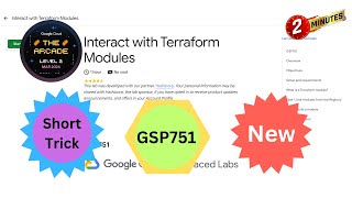 2024 Interact with Terraform Modules  qwiklabs  GSP751  With Explanation🗣️ [upl. by Tnomal669]