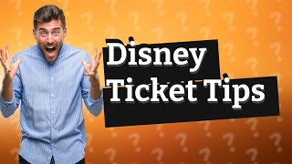 Where is the best place to buy Disney World tickets [upl. by Senior]