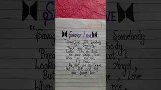 Savage Love Lyrics🔮💜LyricsSavageloveShorts [upl. by Kester976]