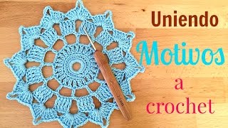 Cómo hacer y unir MOTIVOS redondos al crochethäkelnganchillouncinetto [upl. by Ruelle]