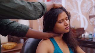 Elegant ASMR Scalp Massage  Indulge in Soothing Head Tingles  Indian Massage [upl. by Nielson]