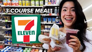 Eating A 3Course Meal At 7Eleven Japan [upl. by Adina646]