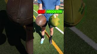 Modern NFL Ball Vs 1940s NFL Ball [upl. by Aninnaig]