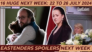 Eastenders spoilers 22nd July  25th  16 MASSIVE EastEnders Spoilers for Next Week on Albert Square [upl. by Eb453]