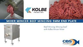 Kolbe  Mixer Mincer Beef 5mm End Plate [upl. by Grizel838]