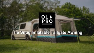 OLPRO  Snug Inflatable Tailgate Awning [upl. by Anayrb]