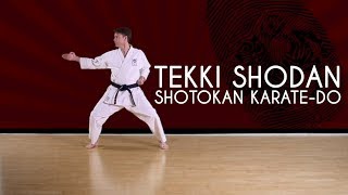 Tekki Shodan  Shotokan KarateDo JKA [upl. by Nakashima]