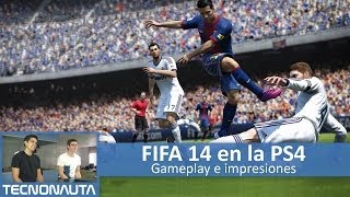 FIFA 14 en Playstation 4  Gameplay y Primeras Impresiones [upl. by Enneiviv409]