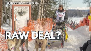 Reinstated Musher Eddie Burke Jr Withdraws from the Iditarod [upl. by Cleave]