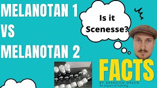 melanotan 1 vs melanotan 2 vs Scenesse afamelanotide [upl. by Follmer202]