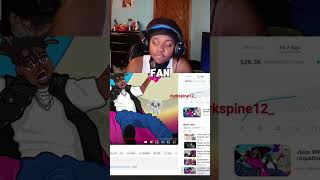 THE PARTY NEVER ENDS IS COMING 😀 shorts juicewrld loosereacts explore rap hiphop [upl. by Arres723]