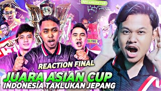 WOW INDONESIA JUARA EFOOTBALL ASIAN CUP PEMAIN INDONESIA AUTO REAL FACE REACTION FINAL eASIAN CUP [upl. by Talia]