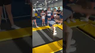 SHE DID 15 BACK HANDSPRINGS TO WIN backhandsprings cheer [upl. by Dusty]