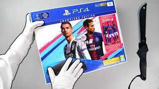 Unboxing PS4 FIFA 19 Console Loot Box Edition Playstation 4 [upl. by Aonian]