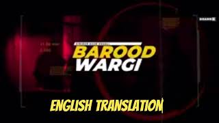 BAROOD WARGI  Simiran Kaur Dhadli  Lyrics with English Translation [upl. by Ameluz]