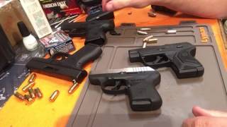 Ruger LCPs vs Glock 42 [upl. by Helbona]