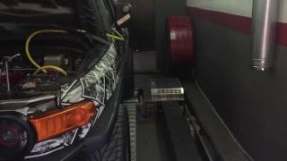 FJ Cruiser 2jzgte dyno pull 380rwhp [upl. by Aihsa]