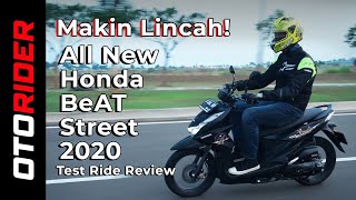 All New Honda BeAT Street 2020 Test Ride dan Review  Indonesia  OtoRider [upl. by Elburt531]