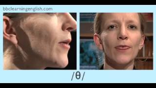 English Pronunciation 👄 Voiceless Consonant  θ  thin’ ‘throw’ amp thumb’ [upl. by Ogram403]