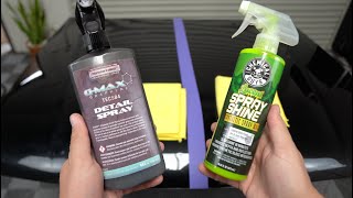 Technicians Choice GMax Graphene Detail Spray VS Chemical Guys Synthetic Spray Wax [upl. by Sikras]