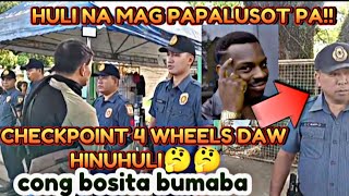 CHECKPOINT CONG BOSITA  HULI SA AKTO RIDERS LANG HINUHULI BINABAAN [upl. by Llener313]