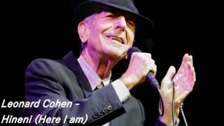 Leonard Cohen amp Yossele Rosenblatt  Hineni [upl. by Ydassac]