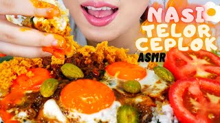 ASMR NASI TELOR CEPLOK SEDAP SUPER VIRAL🍳  ASMR INDONESIA [upl. by Reeve]