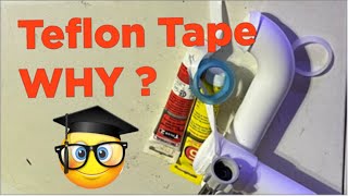 Plumbing teflon tape Why you don’t need it [upl. by Nedarb]