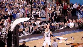 Gordon Haywards shot vs Duke Final Four [upl. by Enirehtacyram383]