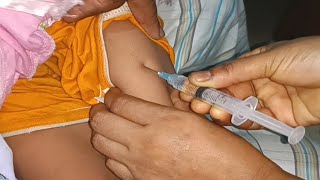 IM Intramuscular Arm injection Dexamethasone amp Amikacin injection Video 24 Ep 51 Injection Tips [upl. by Winterbottom]