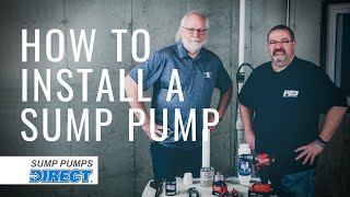 How to Install a Sump Pump — Step By Step Installation Guide [upl. by Nevad671]