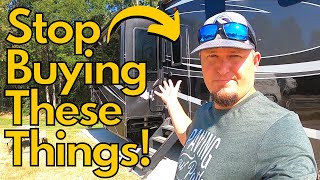 Save Your Money Youll Thank Us Later Stop Buying These Things Fulltime RV Living [upl. by Vincenz]