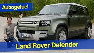 2020 Land Rover Defender L663 REVIEW onroad vs offroad 115 LWB P400 MHEV [upl. by Nuoras]