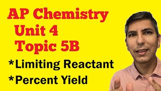 Stoichiometry Problems  Limiting Reactant amp Percent Yield  AP Chem Unit 4 Topic 5b [upl. by Handy]