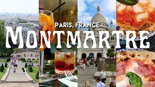 Beautiful Montmartre Paris  Stunning SacréCœur Basilica Fun Souvenir Shopping Delicious Pizza [upl. by Ki]