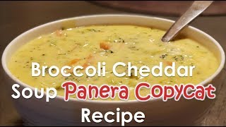 Broccoli Cheddar Soup AMAZING  Panera Broccoli cheddar soup copycat recipe [upl. by Darrel900]