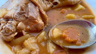 Receta Tradicionale 🤤 Gjell me mish pule 🍲 darka gati per vetem 30 min [upl. by Lafleur]