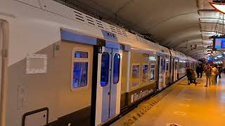 RER E Inauguration du tout nouveau train RER NG Z 58000 IDFM en gare dHaussmann  SaintLazare [upl. by Gwyn596]