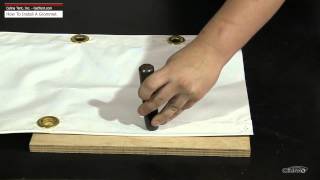 How to install a Grommet Eyelet [upl. by Onitselec]